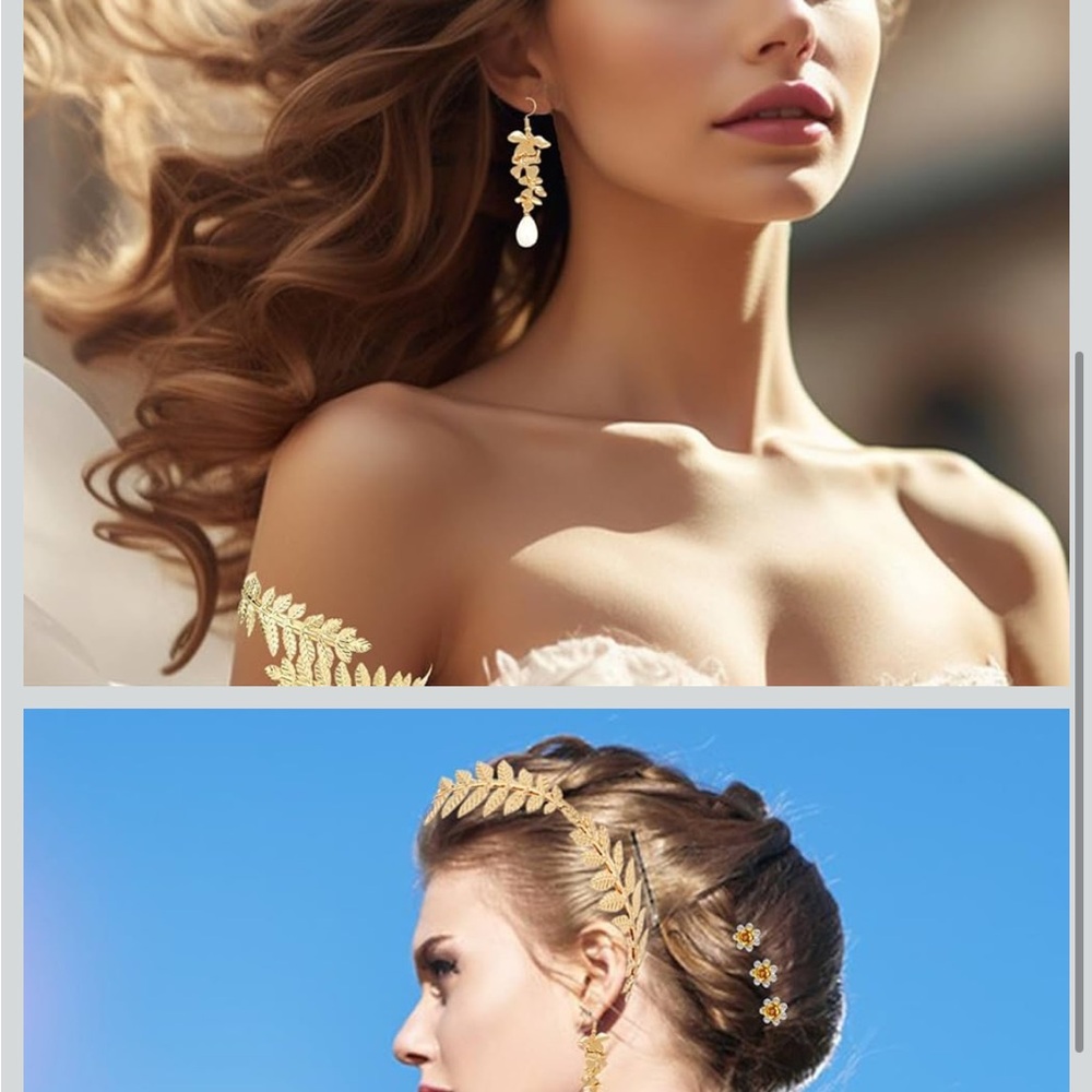 California Costumes Cream One Shoulder Toga Dress - Picture 9 of 9